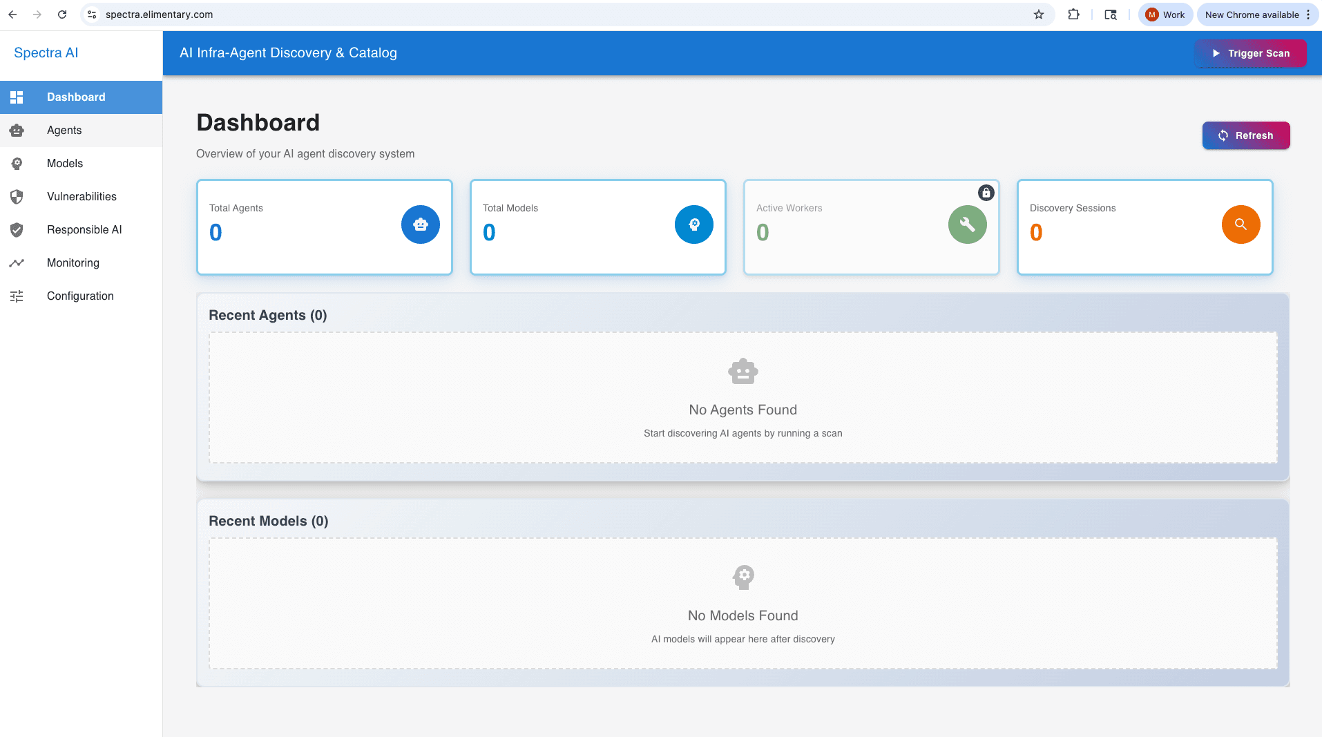 Spectra AI Dashboard Screenshot